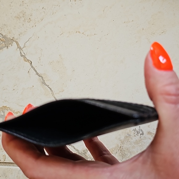 Diesel men's black leather card case. Very good condition. - Picture 5 of 5